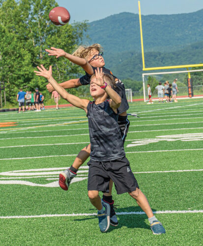 Tigers Assist at Youth Football Camp